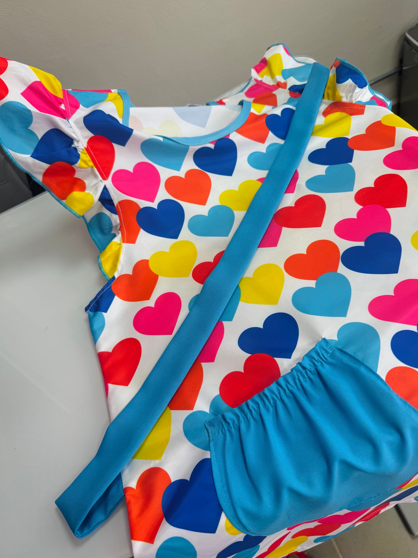 Batita corazones multicolor