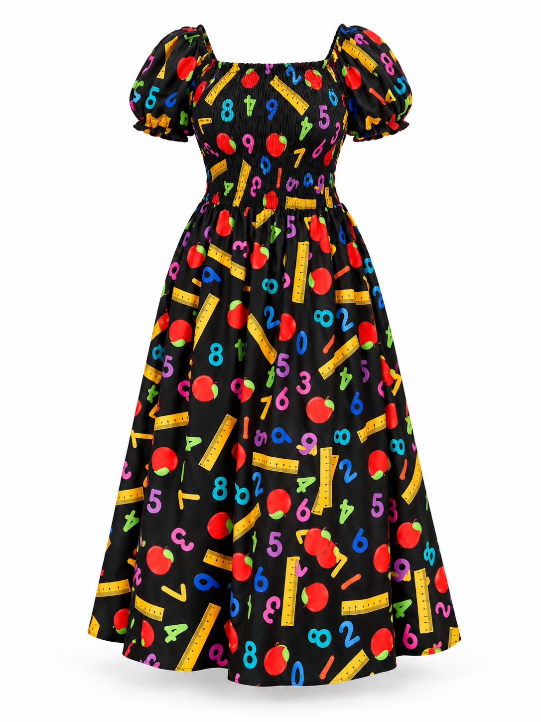 Vestido campesino Barby maestra SE ENVÍA EN NOVIEMBRE ✨🖤