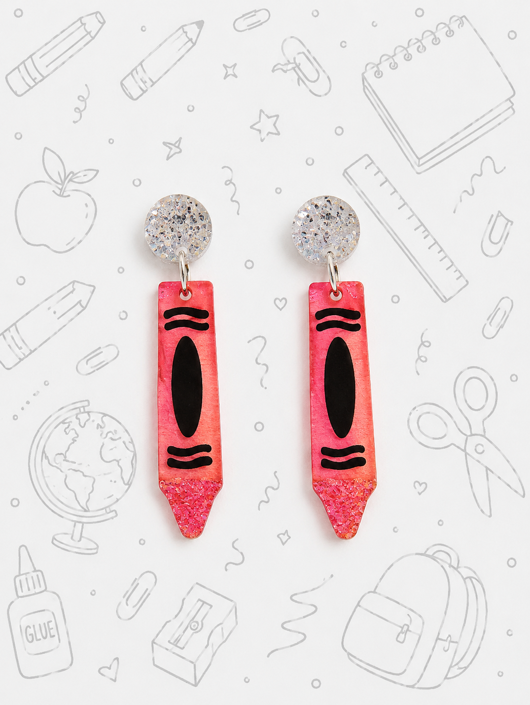 Aretes crayolas