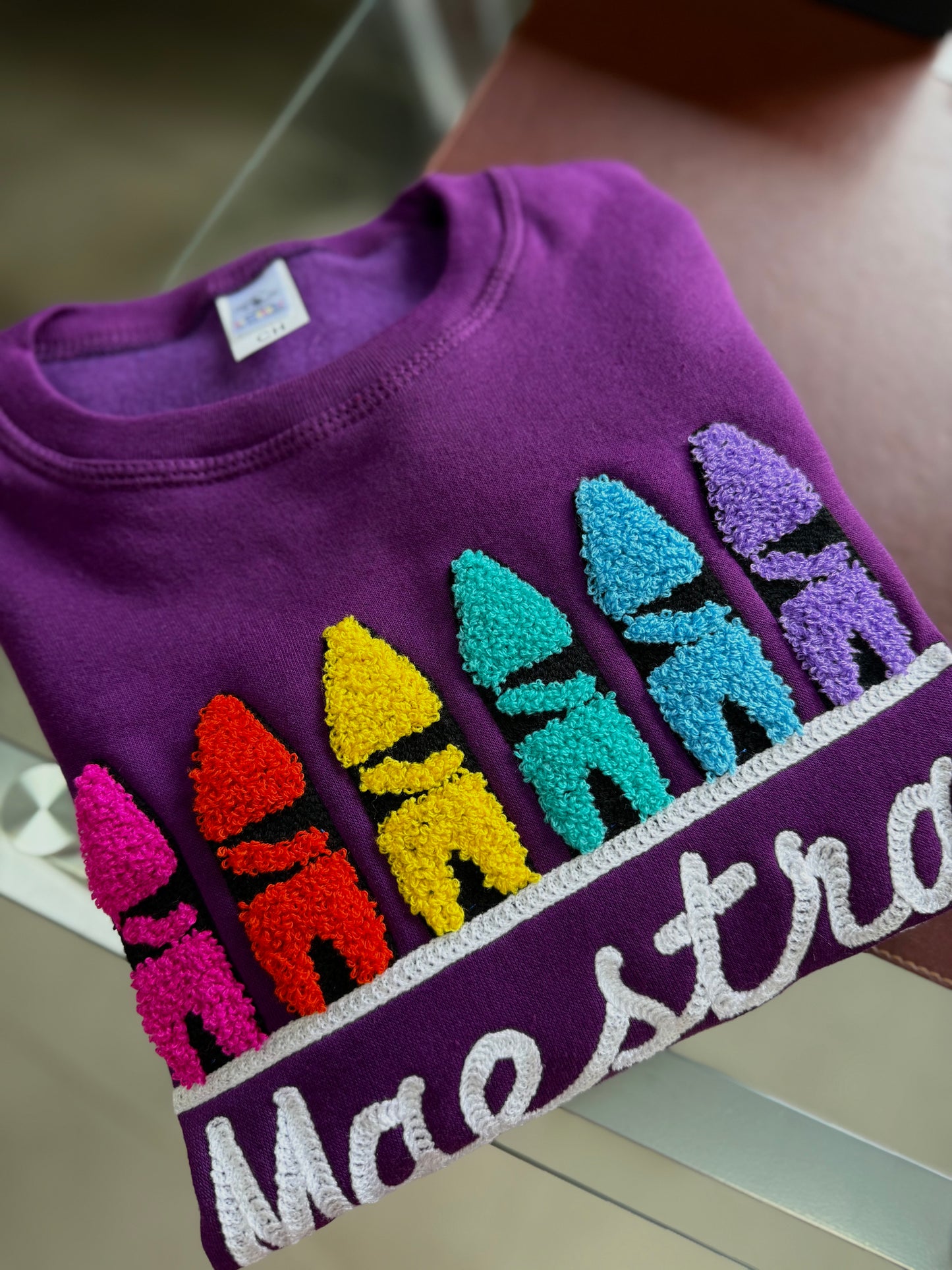 Sudadera morada uva