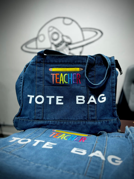 Teacher tote bag