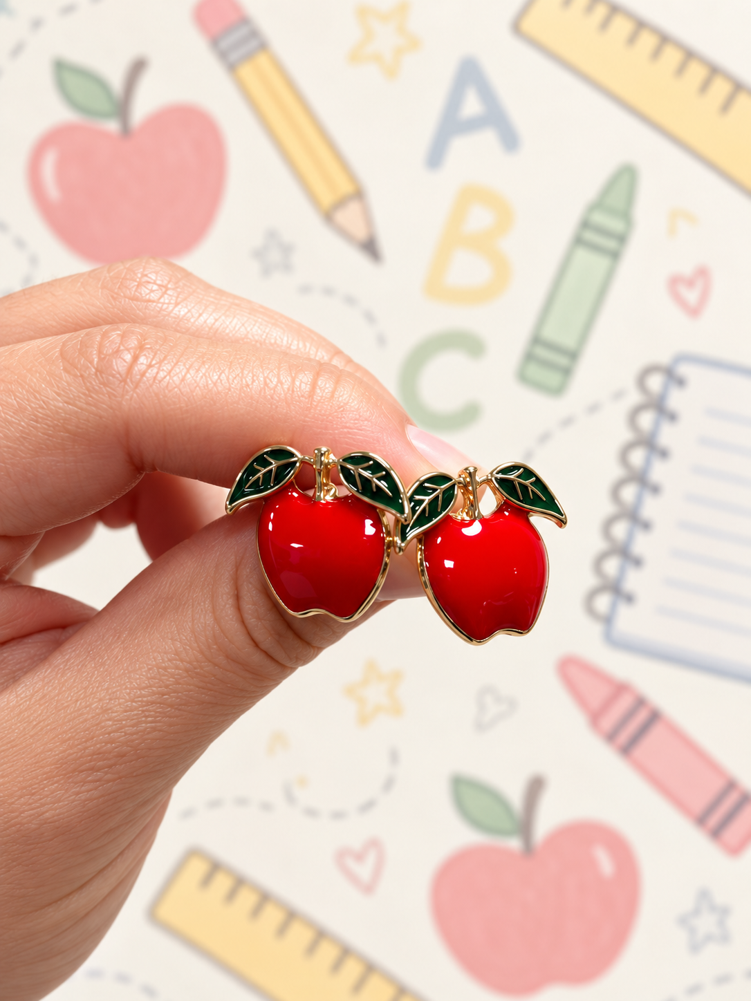 Aretes manzana