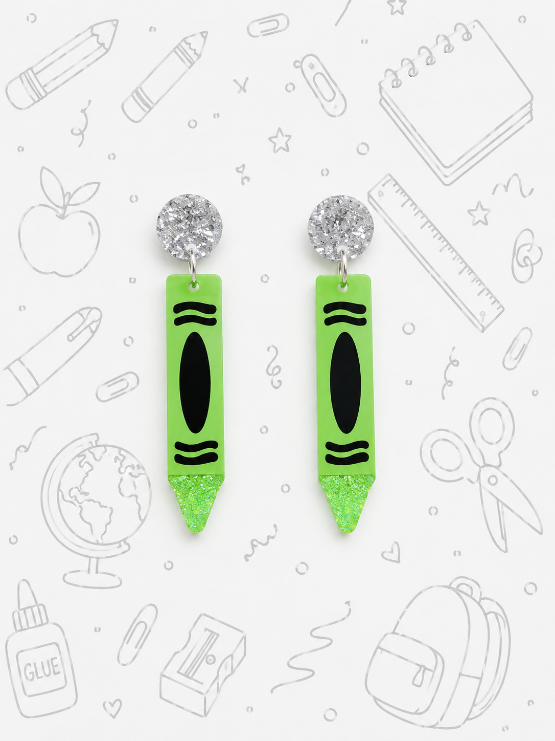 Aretes crayolas