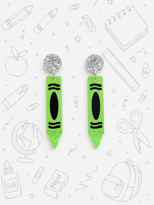 Aretes crayolas