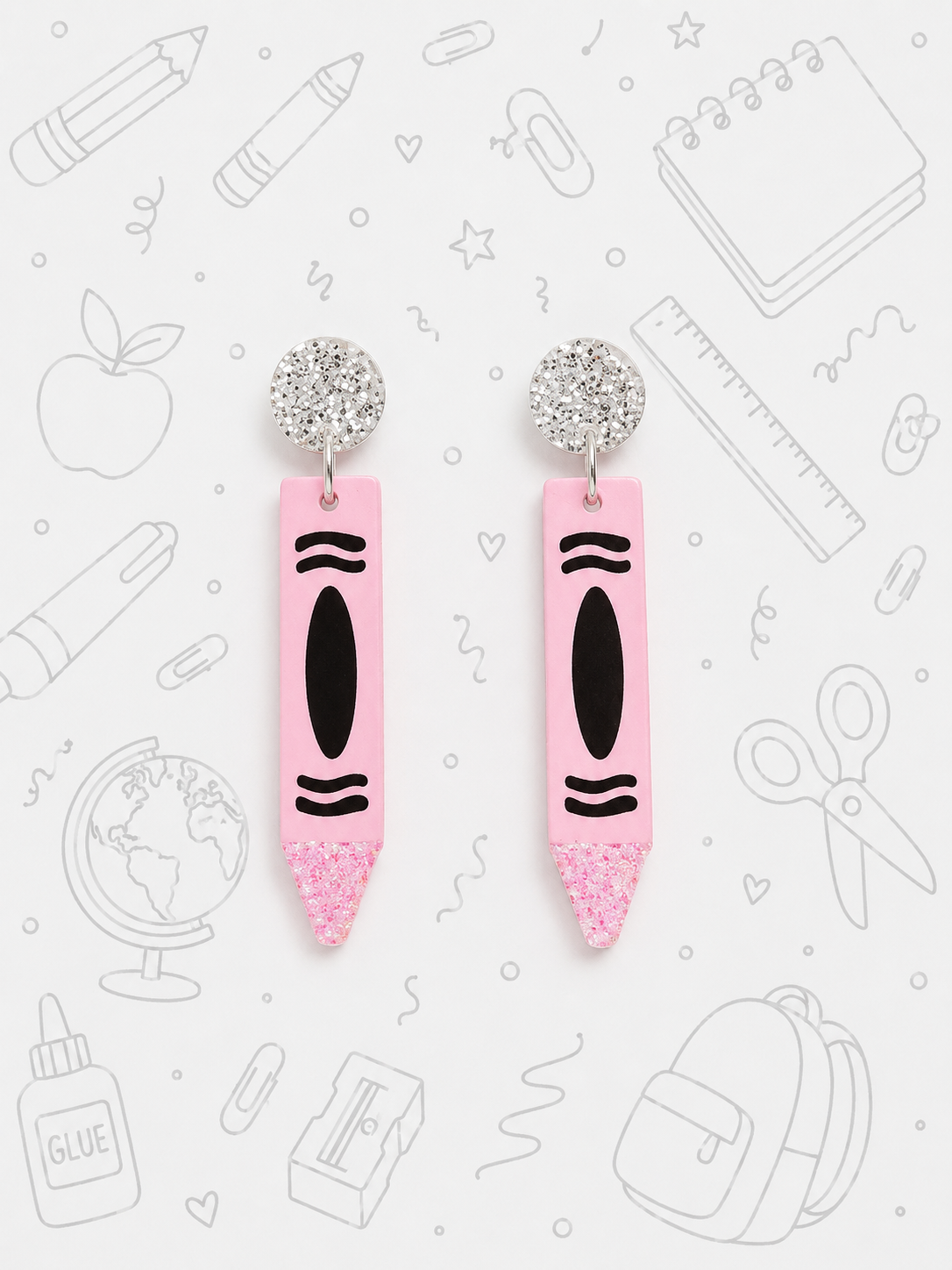 Aretes crayolas