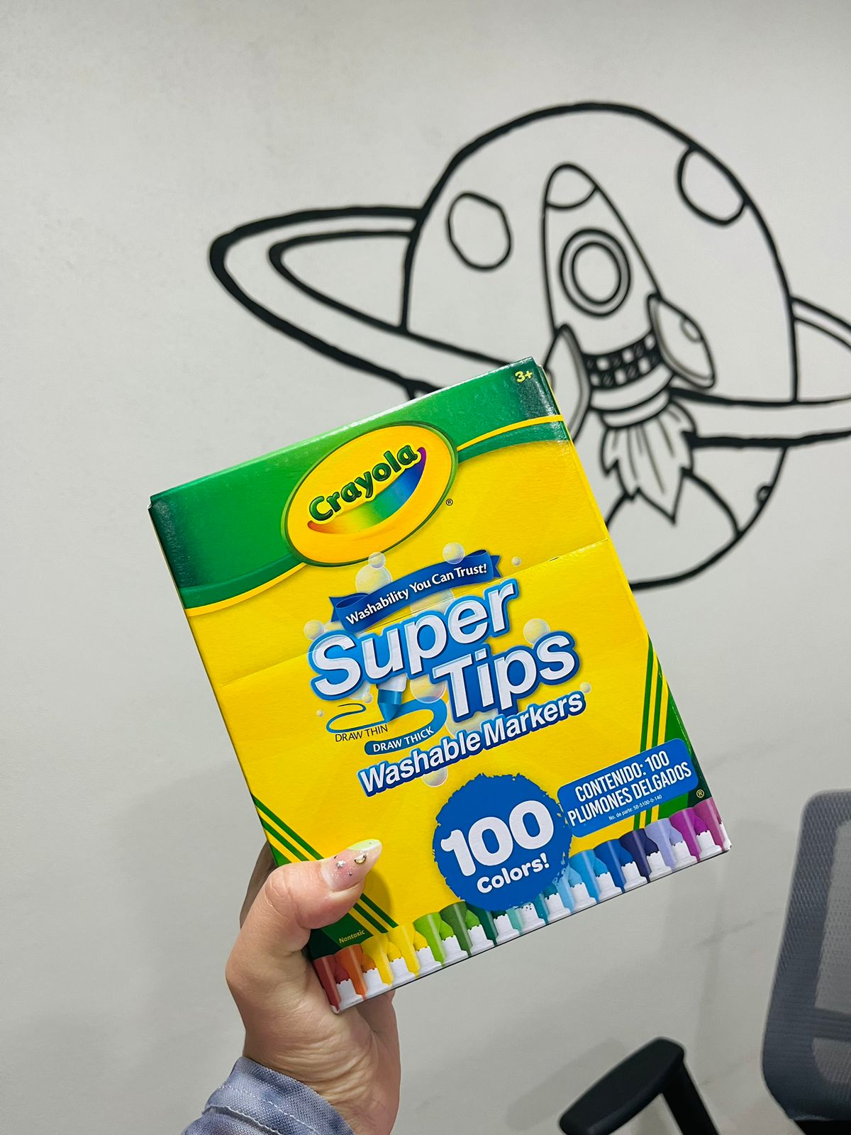 Plumones crayola 100