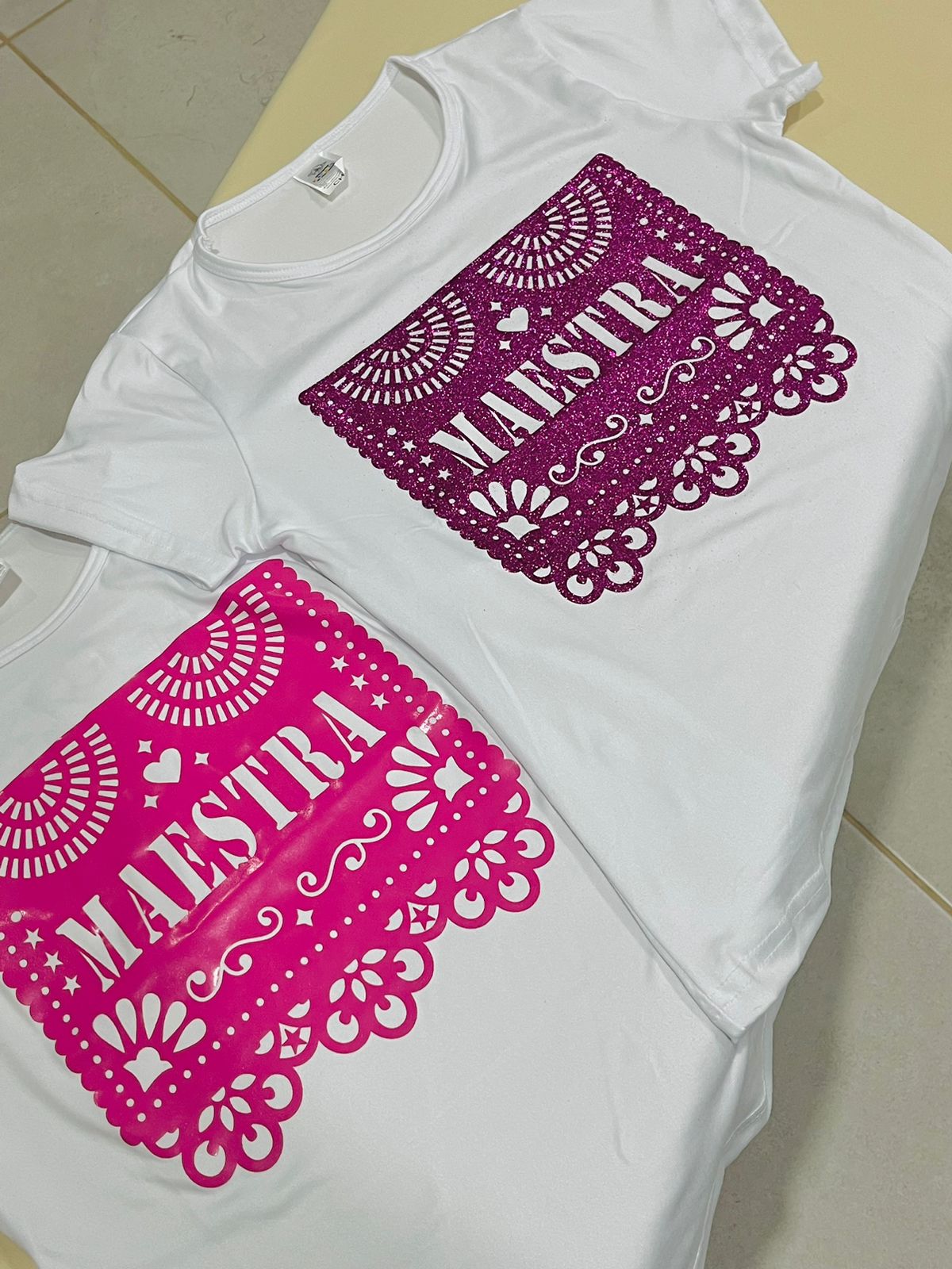 Playera maestra papel picado