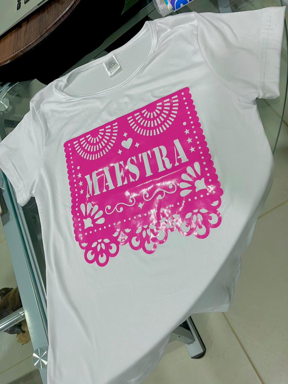 Playera maestra papel picado