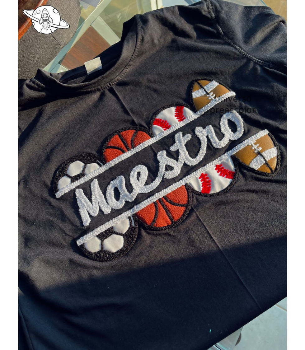 playera maestro educación física